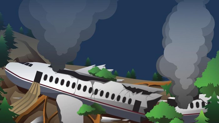 Pesawat Rimbun Air Jatuh