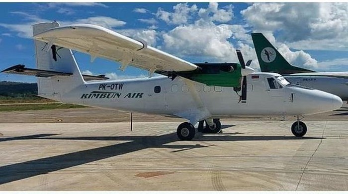 Pesawat Rimbun Air yang hilang kontak di Intan Jaya, Papua. (dok. Istimewa)
