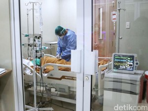 BOR RS Rujukan Corona di Jakarta 59%, ICU Naik Jadi 46%