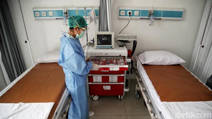 Bed occupancy rate (BOR) atau keterisian tempat tidur isolasi COVID-19 nasional sudah menurun drastis hingga saat ini. Salah satunya di RS Hermina Sunter Agung.