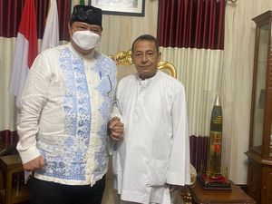 Malam-malam Airlangga Sowan Habib Luthfi bin Yahya, Minta Doa Apa?