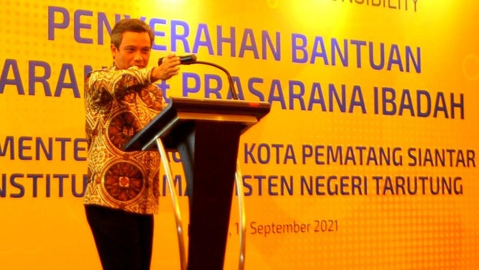Bantuan untuk Pengembangan Sarana Ibadah BTN memberikan bantuan berupa pembangunan kubah Masjid Al-Ikhlas di Kantor Kementerian Agama Kota Pematang Siantar dan sebuah mobil box untuk pelayanan ibadah bagi umat kristiani di desa-desa kepada IAKN.