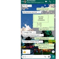 Nyicil hutangnya dinego dulu biar murah. Ada-ada saja memang kelakuan orang yang suka minjem duit nih. Kalau kamu suka minjem duit ke teman juga nggak? Foto: Twitter/@taefox