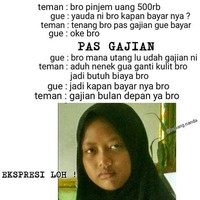 Trik lain dari orang yang berhutang ketika ditagih. Terus mengulur waktu sampai yang punya uang lupa kalau ada yang berhutang kepadanya. Foto: Instagram/@babang.nanda