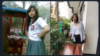 Ada juga Danilla Riyadi yang tidak memamerkan perbedaan potretnya dulu dan sekarang. (Foto: dok. Tangkapan layar Twitter)