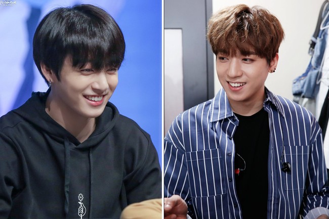 Jungkook BTS dan Sungjin DAY6 sama-sama berasal dari Busan. Kemiripan keduanya sukses membingungkan ARMY (sebutan penggemar BTS) dan My Day (sebutan penggemar DAY6). Pasalnya, Jungkook dan vokalis utama DAY6 itu terlihat mirip saat tersenyum ataupun menampilkan ekspresi datar. Foto: dok Fansite, dok JYP Entertainment