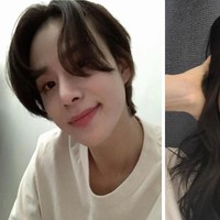 Saat menghadiri fansign, seorang penggemar menanyakan apakah Seola WJSN telah melihat penampilan debut ‘adik’nya. Seola langsung bisa menebak orang yang dimaksud, dan mengaku terkejut saat pertama kali bertemu Jungwoo NCT karena kemiripannya. Foto: dok Bubble Jungwoo, dok Instagram seola_s