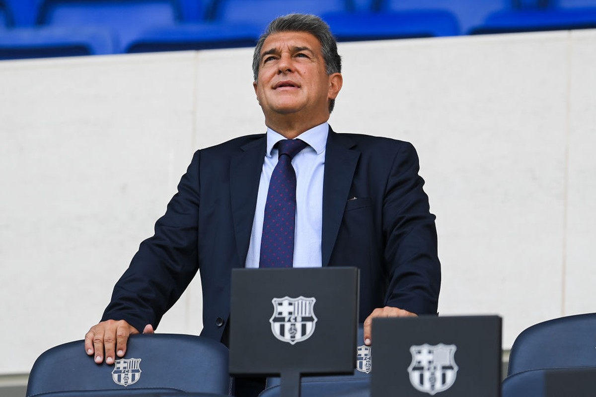 Presiden Barcelona, Joan Laporta (Getty Images/David Ramos)