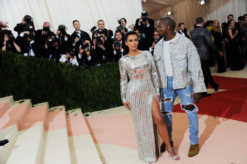 NEW YORK, NY - MAY 02:  Kim Kardashian West and Kanye West attends 