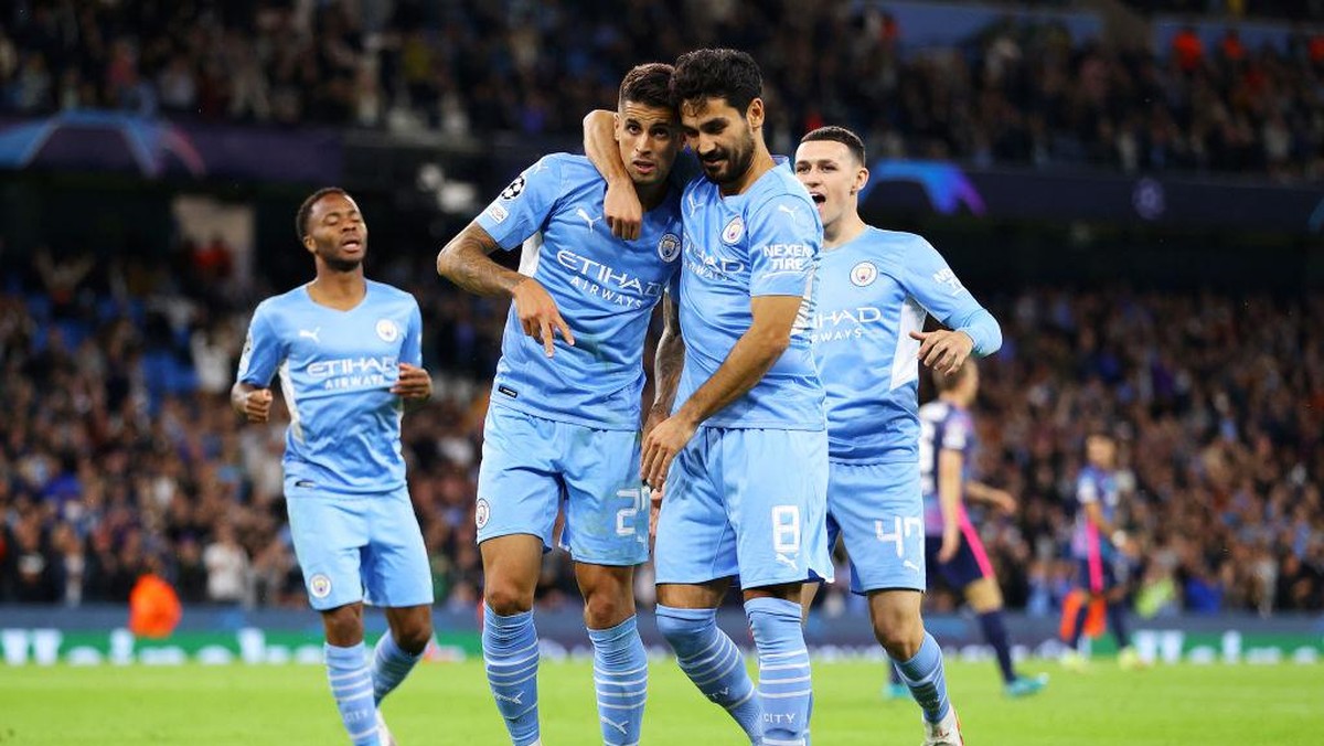 Manchester City menjadi tim dengan valuasi skuad terbesar di Eropa. (Foto: Getty Images/Richard Heathcote)