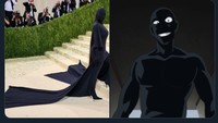 Penggemar Detective Conan pasti langsung nyambung dengan meme ini. Penampilan Kim K disebut mirip dengan pelaku kejahatan sebelum identitasnya terungkap dalam anime Detective Conan. (Foto: dok. Tangkapan layar Twitter)
