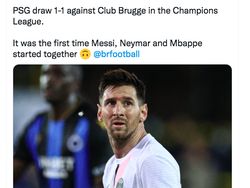 Meme Kocak Lionel Messi Memble Lawan Club Brugge
