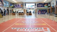 Area kedatangan dan pengambilan bagasi terminal kedatangan Bandara Sentani Jayapura sudah siap menerima tamu dan kontingen.