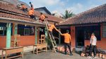 Penampakan Atap SD di Kota Bogor yang Ambruk