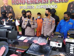 Pembobol 23 Sekolah di Jombang Tertangkap