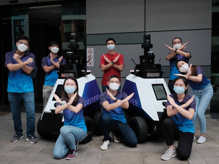 Robot Xavier di Singapura