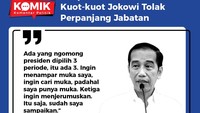 Jokowi menilai orang yang mengusulkan jabatan presiden tiga periode itu cari muka.