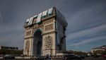 Arc De Triomphe Prancis Berselimut Kain Panjang