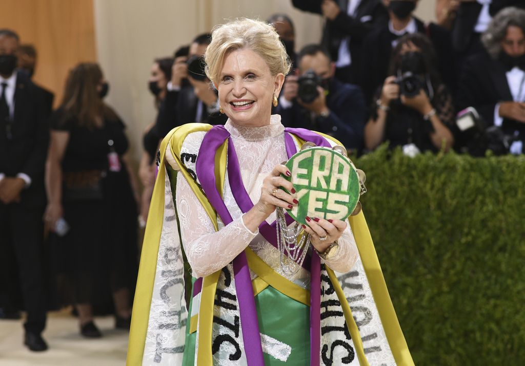 Congresswoman Carolyn B. Maloney attends The Metropolitan Museum of Art's Costume Institute benefit gala celebrating the opening of the 