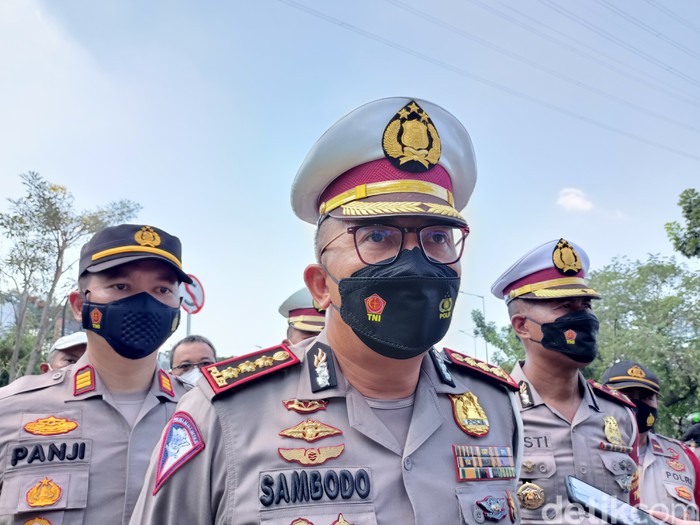 Dirlantas Polda Metro Jaya Kombes Sambodo Purnomo Yugo (Karin Nur Secha/detikcom)