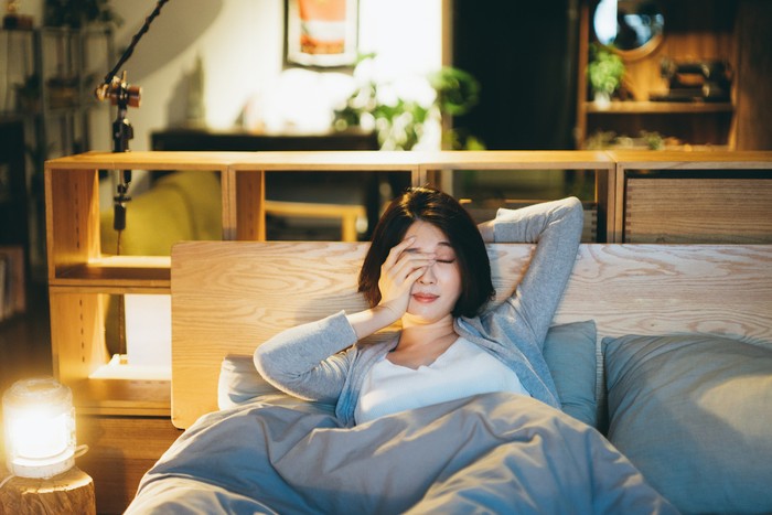 Ilustrasi wanita sulit tidur