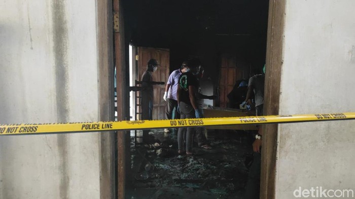 lansia tewas terbakar