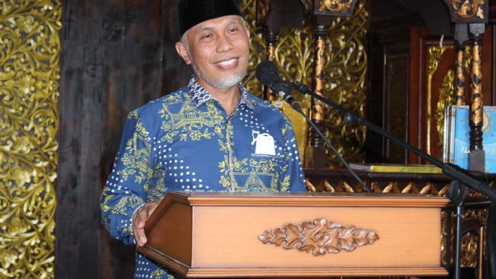 Gubernur Sumatera Barat (Sumbar) Mahyeldi Ansharullah