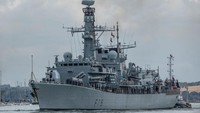  Desain kapal fregat canggih bernama Arrowhead 140 (AH140) ini dapat dikonfigurasi untuk memenuhi berbagai kebutuhan Angkatan Laut. Getty Images/Jeff J Mitchell  