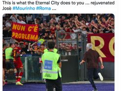 AS Roma Mengerikan, Mourinho Disanjung Netizen