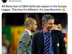 AS Roma Mengerikan, Mourinho Disanjung Netizen