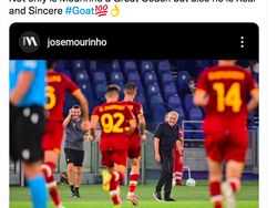 AS Roma Mengerikan, Mourinho Disanjung Netizen