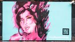 Mural Pink Sang Legendaris Amy Winehouse
