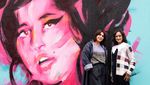 Mural Pink Sang Legendaris Amy Winehouse