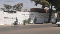 Taliban menghapus mural-mural penuh warna yang ada di tembok jalanan kota Kabul.  Foto: ArtLords/ Instagram