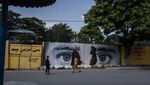 Taliban Berkuasa, Mural-mural Dihapus