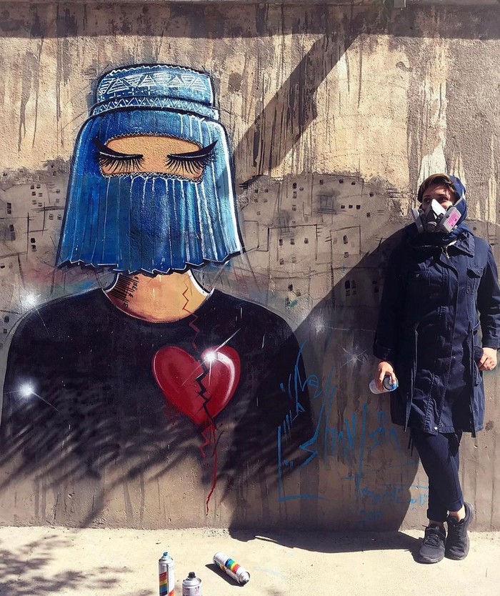 Mural Karya Shamsia Hassani