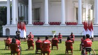Presiden menyampaikan apresiasi dan penghargaan bagi atlet yang telah berjuang pada perhelatan Paralimpiade Tokyo 2020.