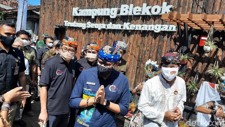 Sandiaga Uno Kunjungan kerja ke Kampung Blekok, Situbondo