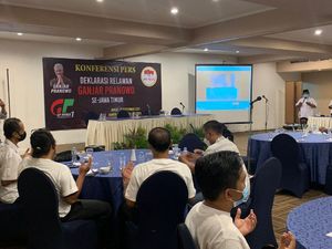 Gabungan Relawan Jokowi di Jatim Deklarasi Dukung Ganjar Pranowo Presiden