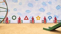 Sebanyak 456 peserta dikumpulkan untuk mengikuti sejumlah permainan. Foto: (dok. Netflix)