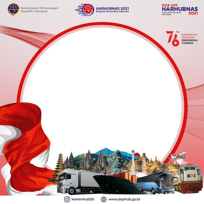Twibbon Hari Perhubungan Nasional 2021, Cocok Diunggah di Medsos