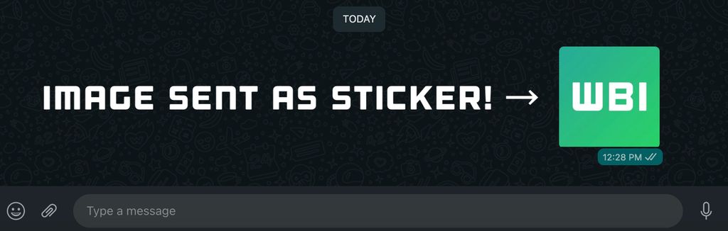 Fitur kirim foto jadi stiker yang dibuat WhatsApp