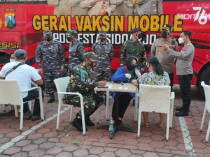 Vaksinasi di Sidoarjo Terus Digenjot Menuju Herd Immunity