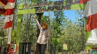 Desa Nglobo juga memiliki pemandian air panas Plumpung. Nantinya destinasi wisata di sini akan dikembangkan jadi Nglobo Adventure. (Febrian Chandra/detikTravel)