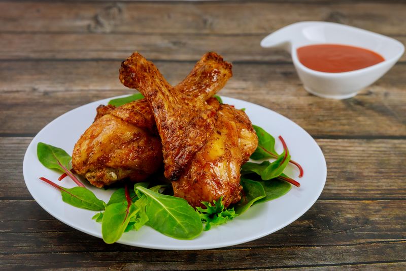 Ilustrasi ayam goreng