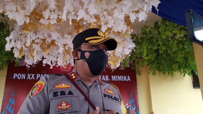 Kapolres Mimika AKBP I Gusti Gde Era Adhinata (Saiman/detikcom)