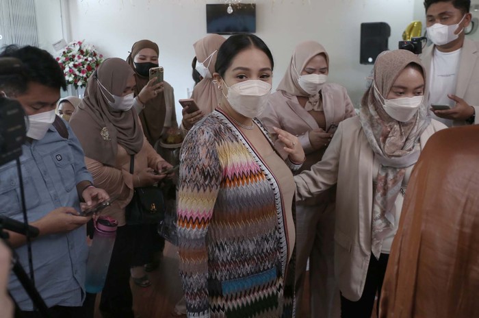 Nagita Slavina Nagita Slavina saat ditemui di kawasan Depok