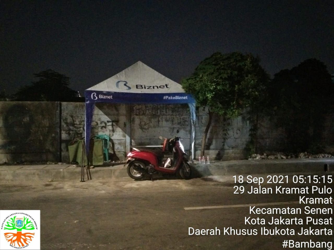 Penanganan dan penjagaan Jl Kenanga di Kramat, Jakpus, dari sampah. (Dok Pemkot Jakpus)