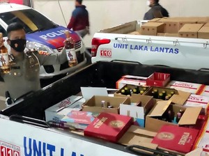 Polres Sukabumi Kota Bongkar Bisnis Miras di Kawasan Perumahan