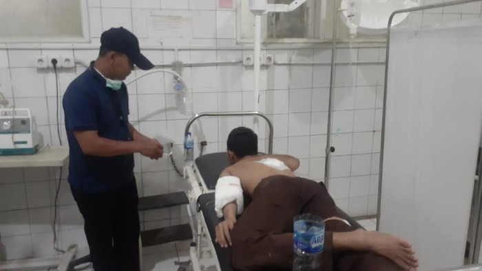Tawuran, pelajar di sukabumi luka dibacok (18/9/2021)